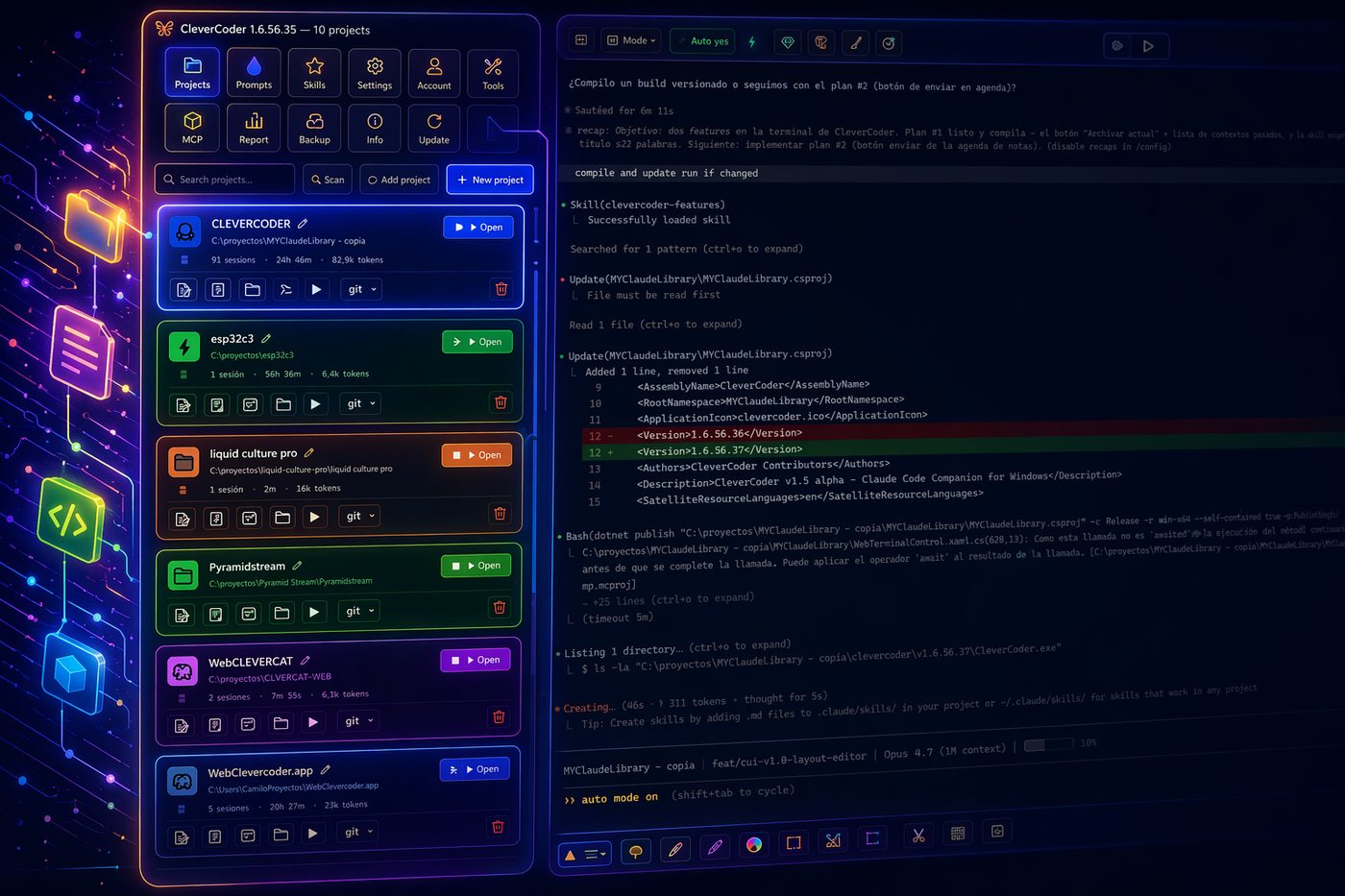 CleverCoder project manager